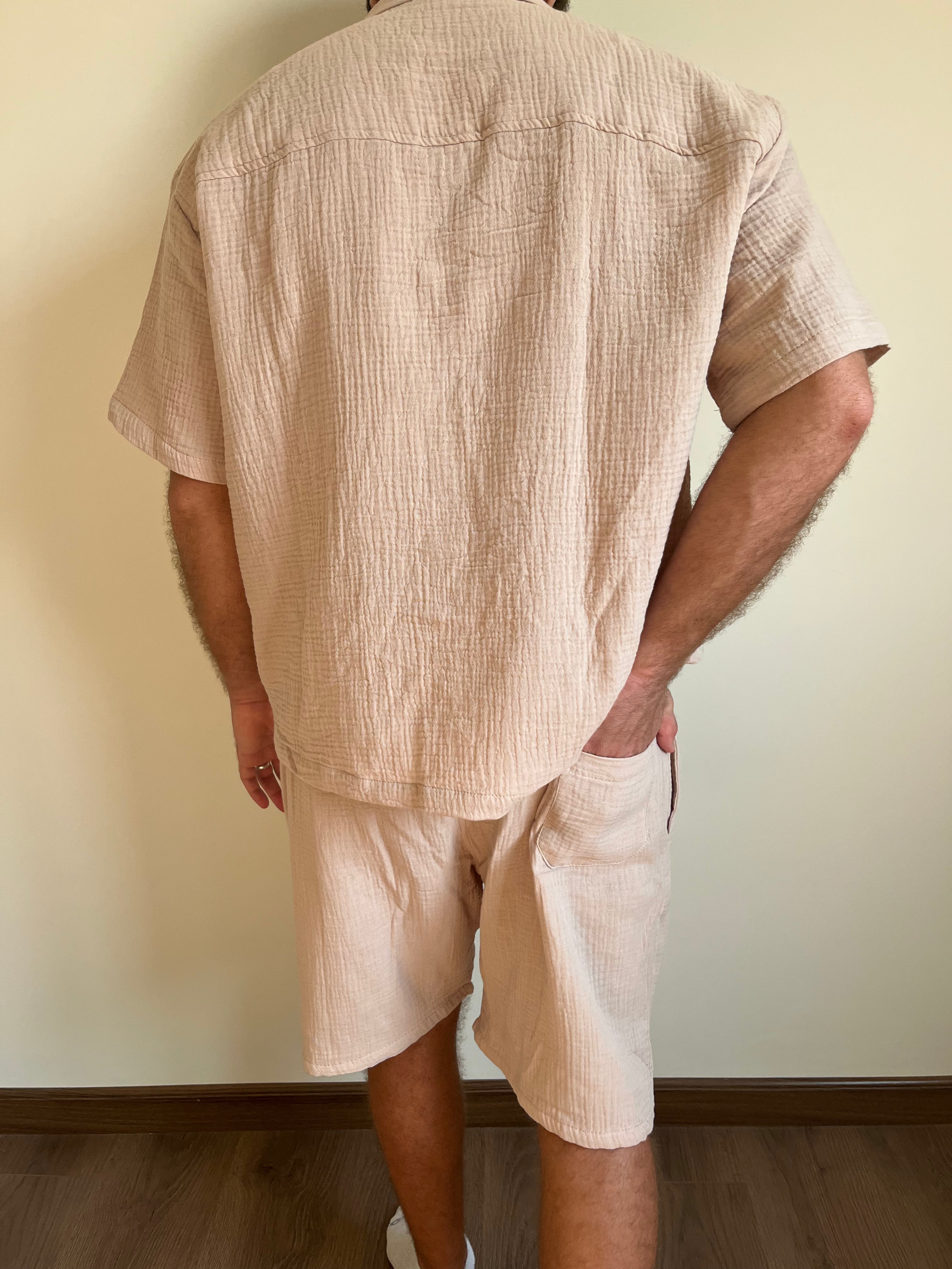 Cotton Cloud Brown Pyjama Set