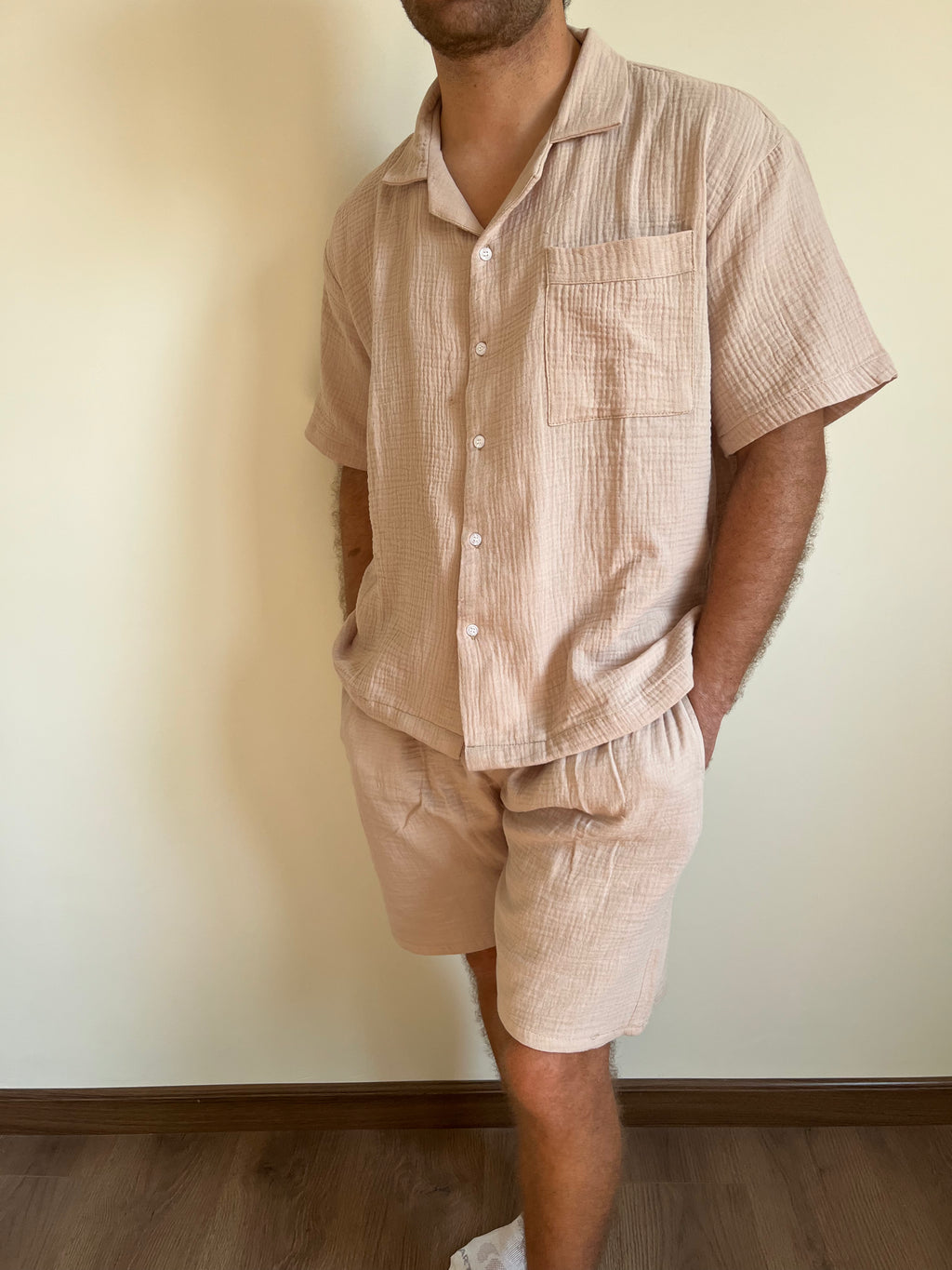Cotton Cloud Brown Pyjama Set