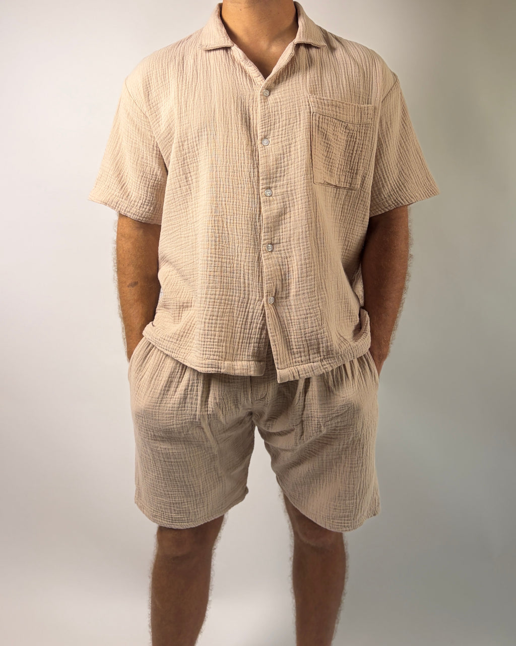 Cotton Cloud Brown Pyjama Set