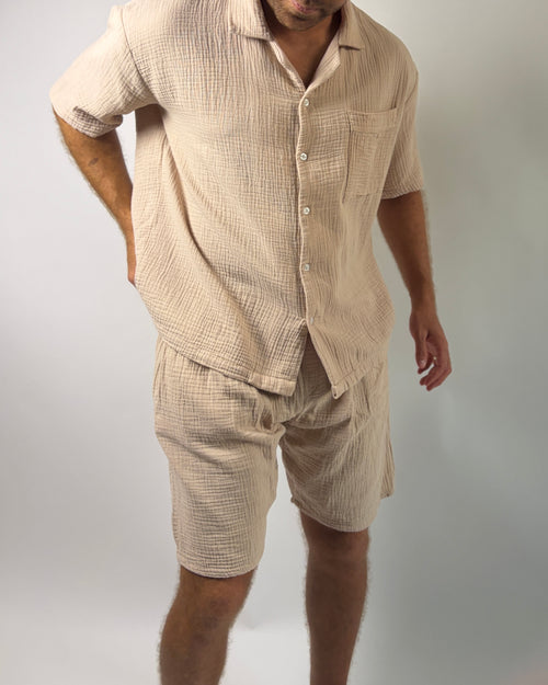 Cotton Cloud Brown Pyjama Set