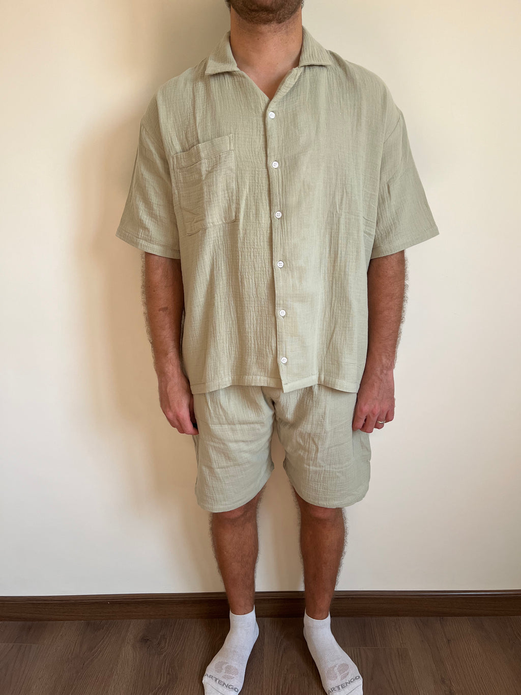 Cotton Cloud Green Pyjama Set
