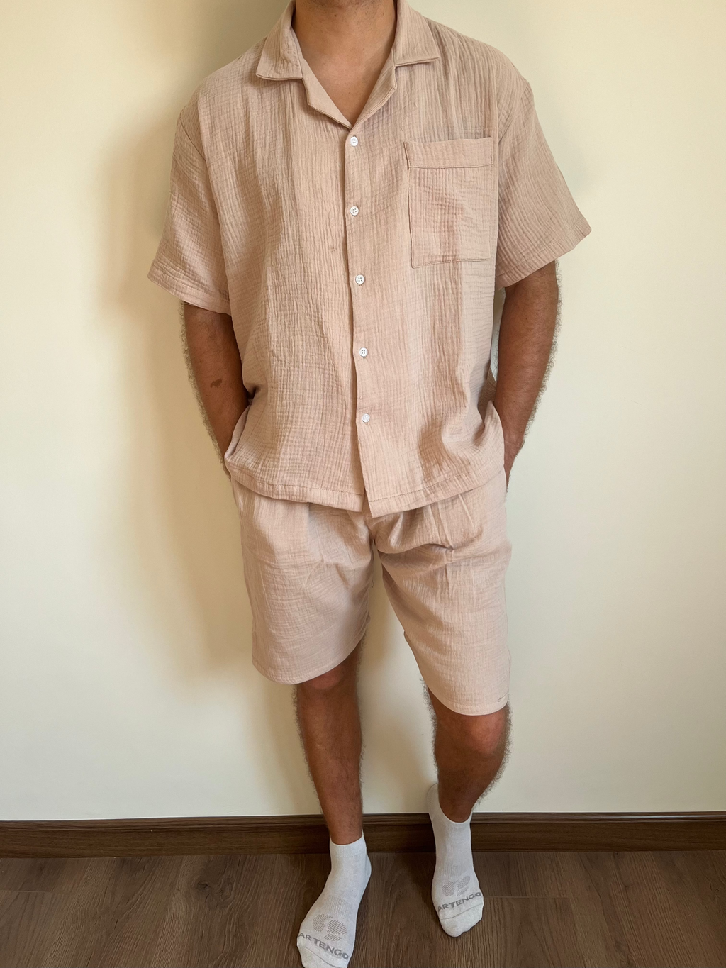 Cotton Cloud Brown Pyjama Set